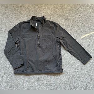 SOLD Albam / Hoy Quarter Zip Smock - Gray / Size Medium